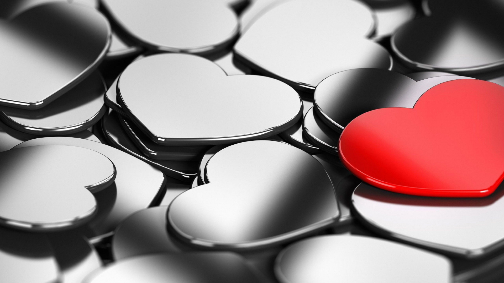 Обои сердце, любовь, иллюстрации, датировка, иллюстрация в разрешении 1920x1080