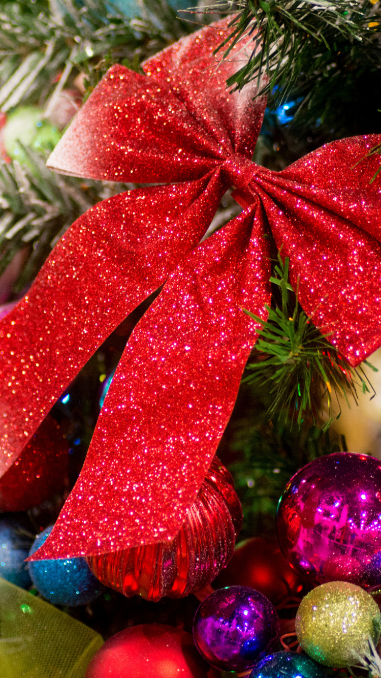 Обои Новый год, Рождественский день, праздник, рождественский орнамент, Рождественские украшения в разрешении 750x1334