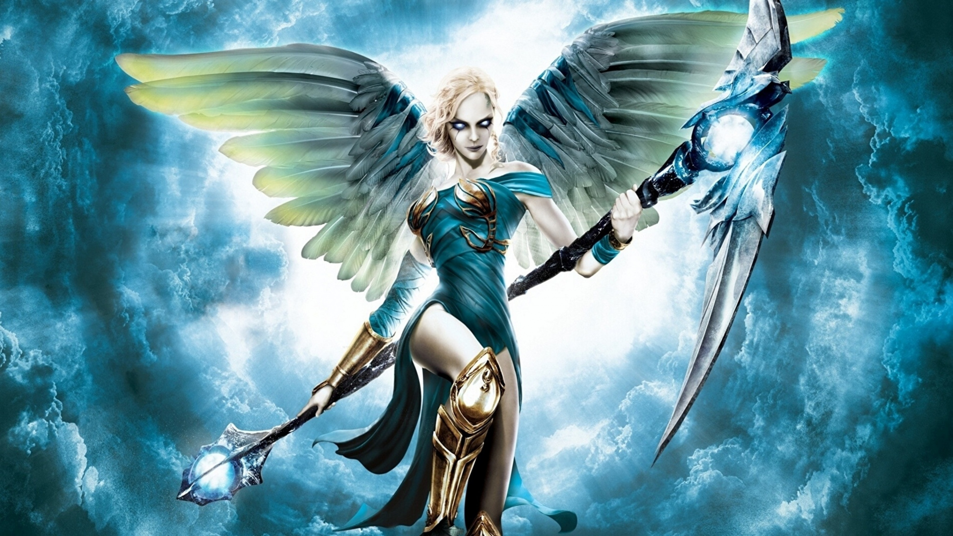 Обои ангел, мифология, сверхъестественное существо, мифическое существо, видеоигры в разрешении 1920x1080