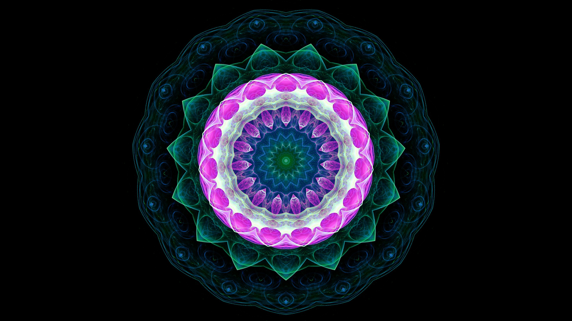 Обои круг, дизайн, узор, пурпурный цвет, арт в разрешении 1920x1080