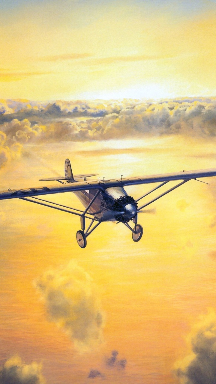 Обои арт, самолет, самолеты, авиация, полет в разрешении 720x1280