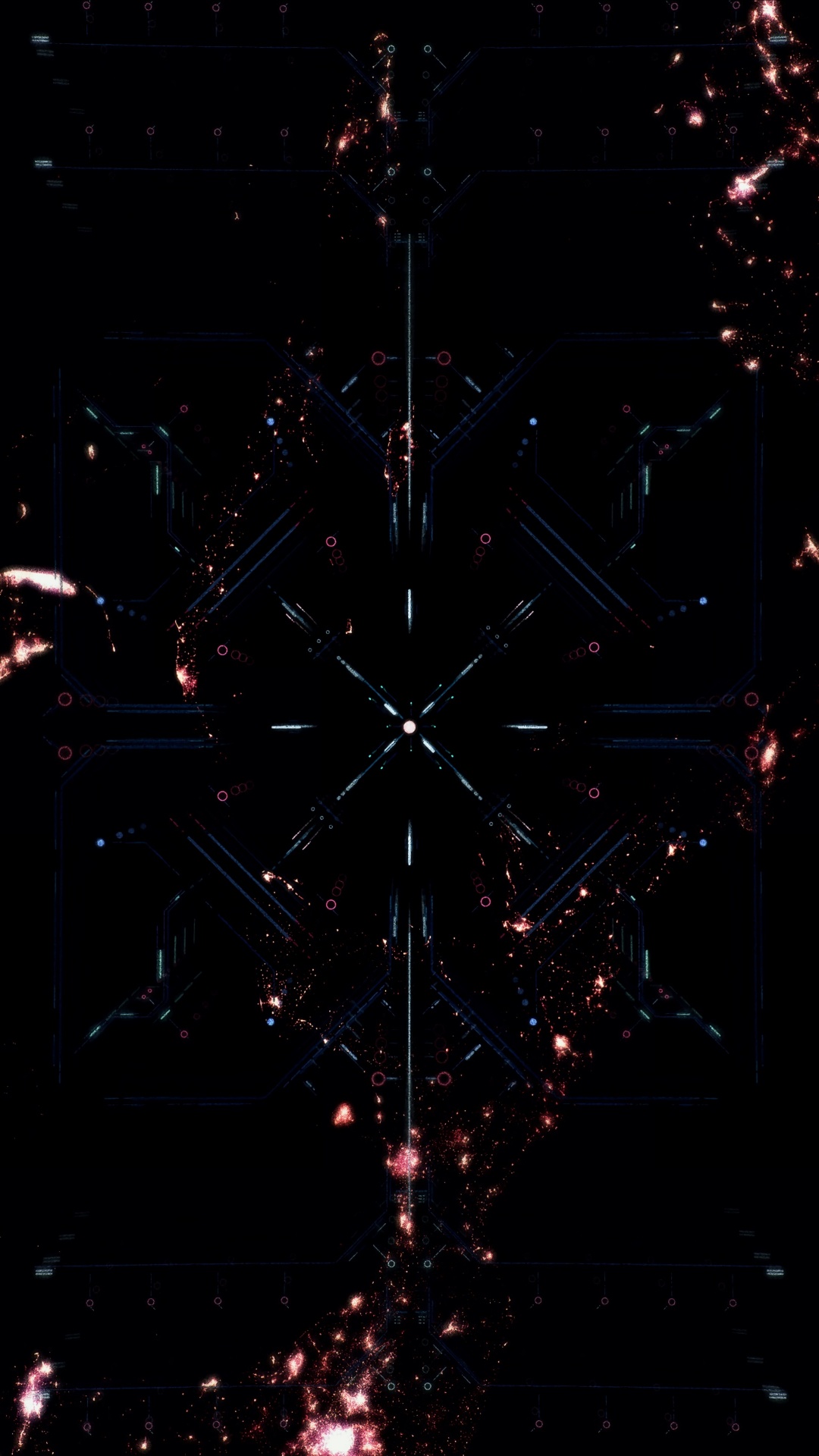 Обои черный, темнота, ночь, космос, полночь в разрешении 1080x1920