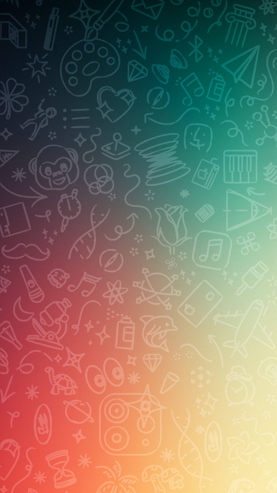 Обои узор, вода, арт, полутона и оттенки, круг в разрешении 1080x1920