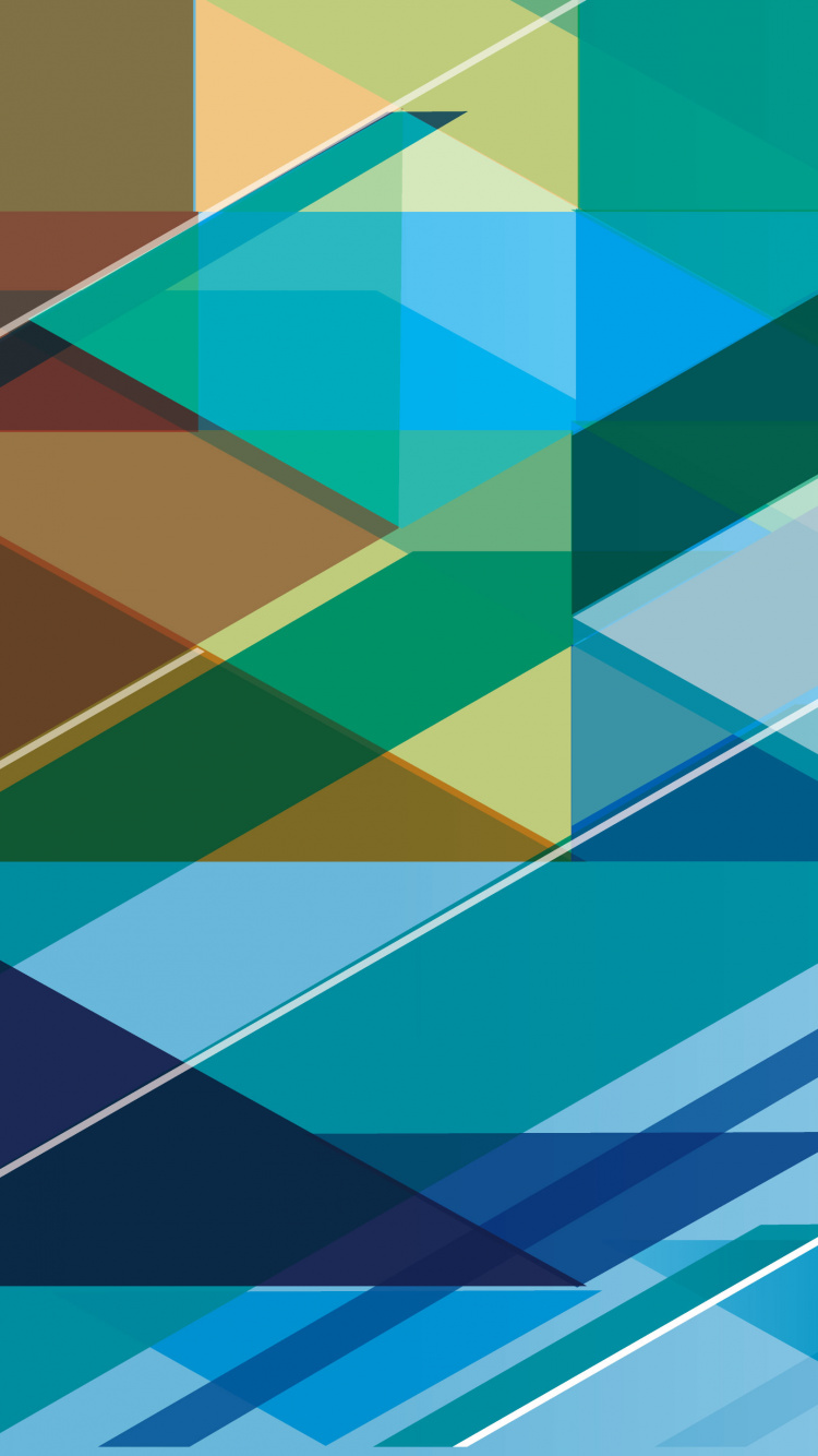 Обои узор, синий, лазурный, треугольник, линия в разрешении 750x1334