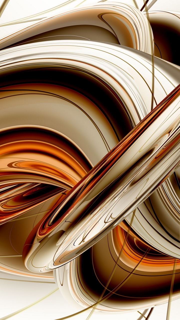 Обои живопись, абстрактное искусство, арт, круг, спираль в разрешении 720x1280