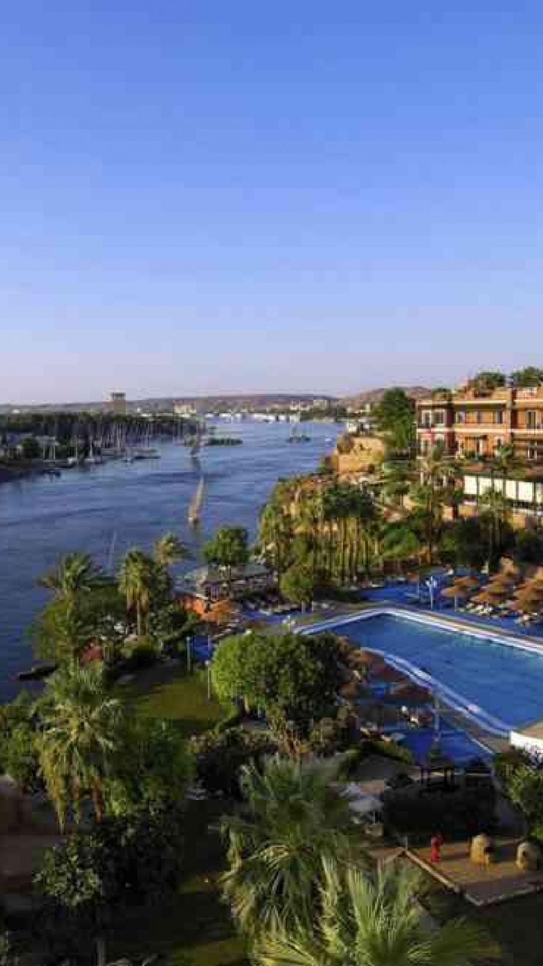 Обои Нил, прибежище, свойство, недвижимость, побережье в разрешении 1080x1920