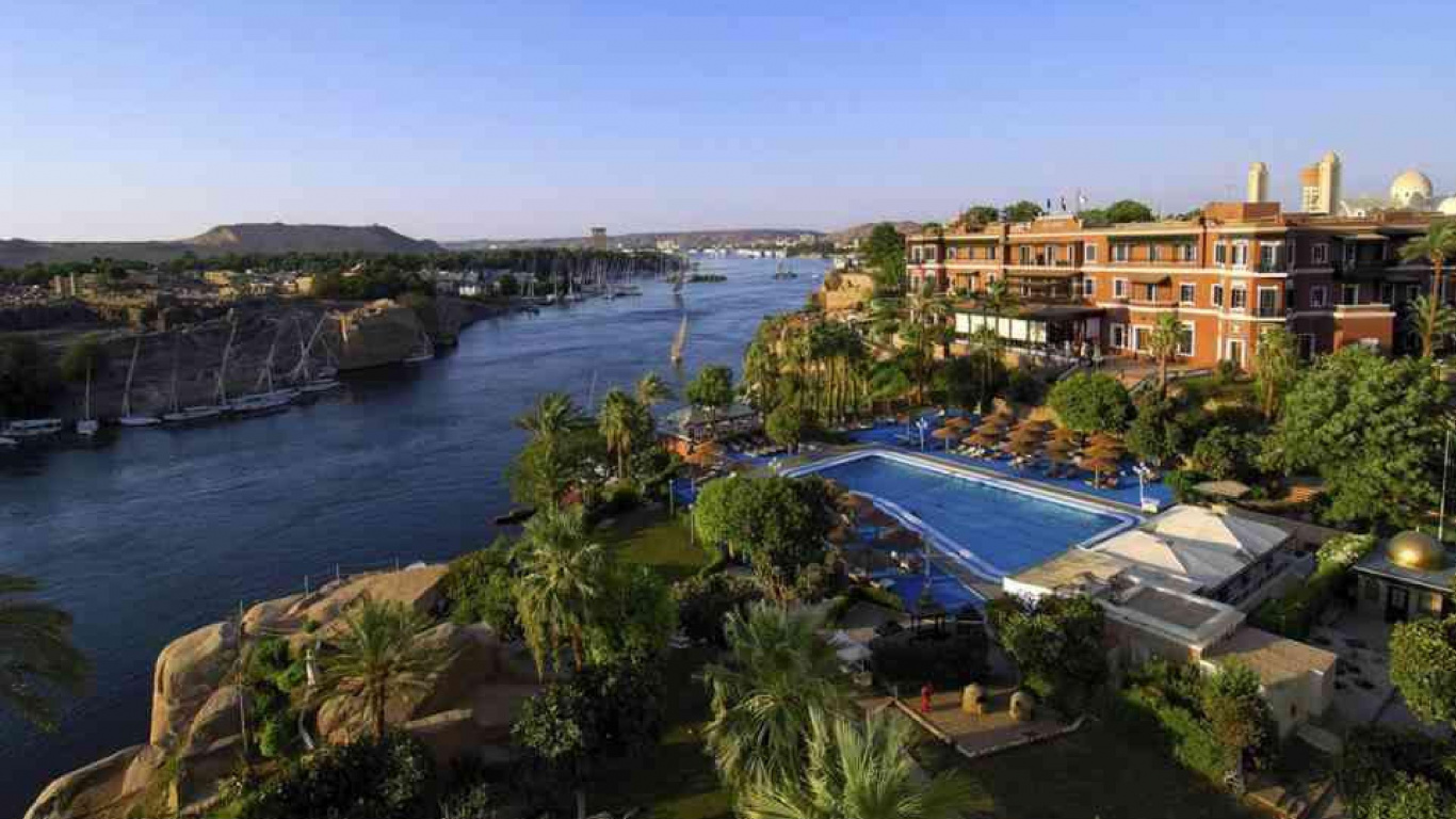 Обои Нил, прибежище, свойство, недвижимость, побережье в разрешении 1366x768