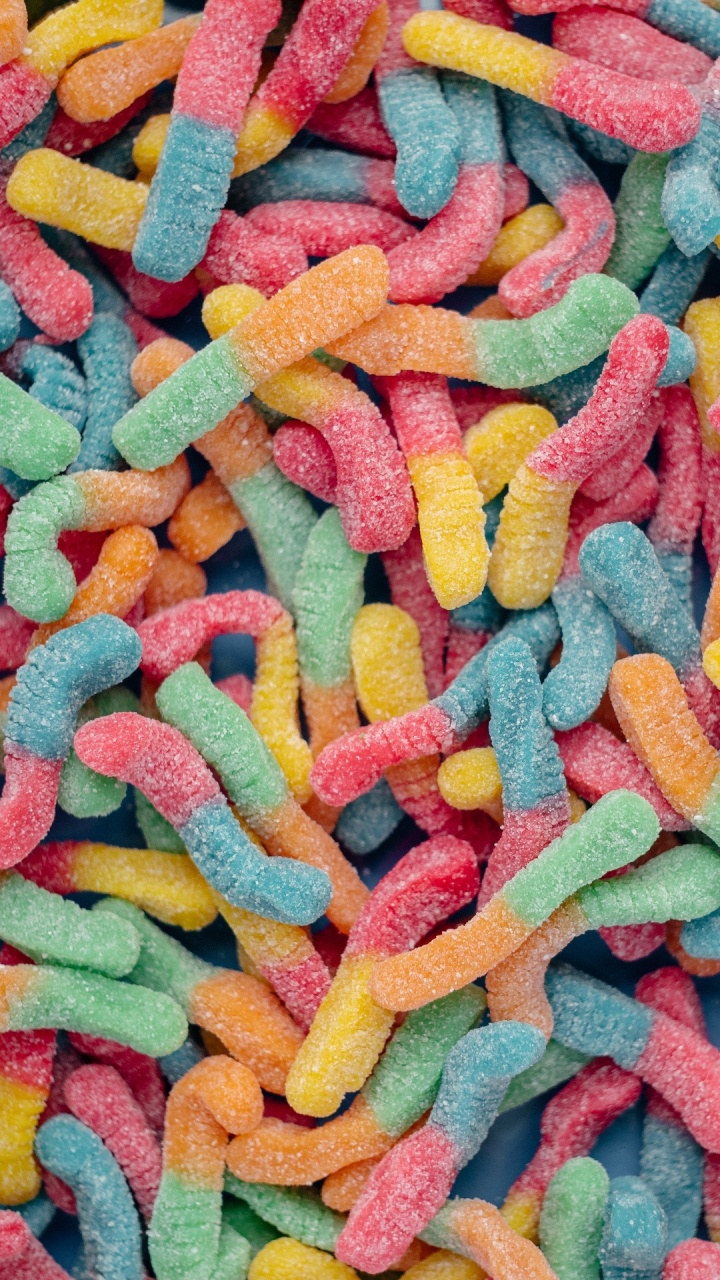 Обои конфета, мармеладный сладкий, шоколадный брауни, обледенение, Капкейк в разрешении 720x1280