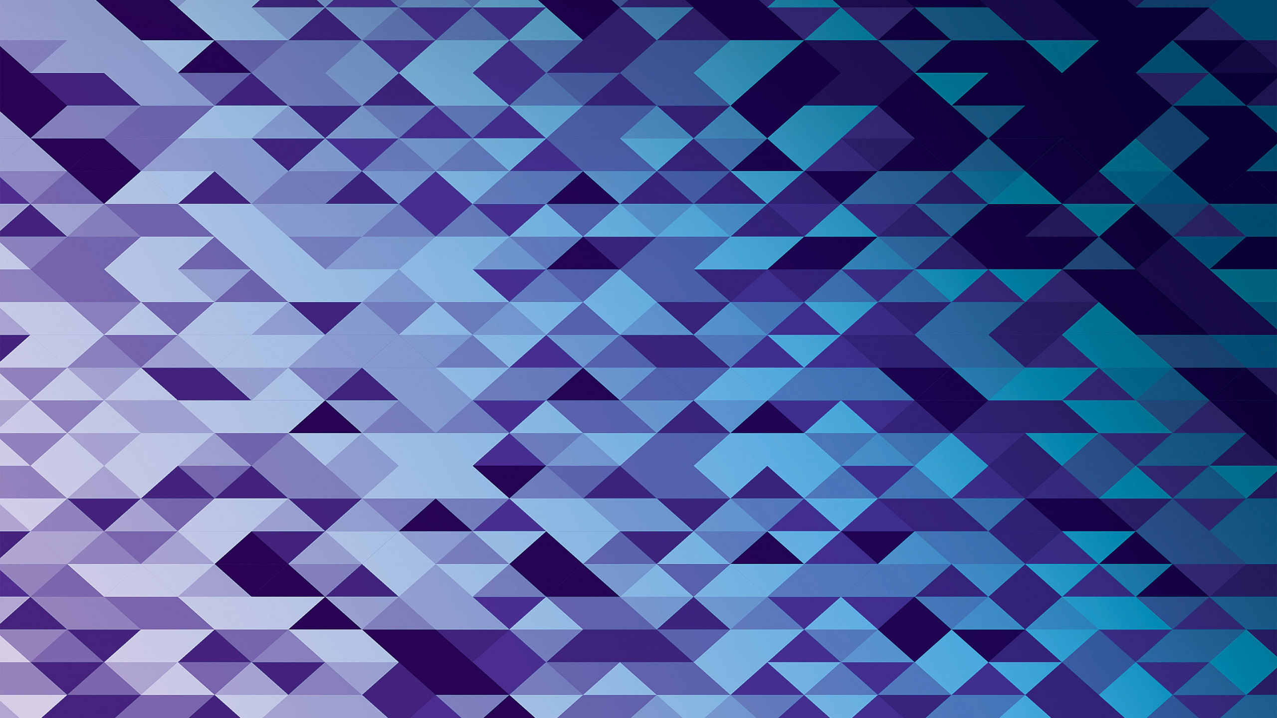 Обои треугольник, синий, пурпур, узор, линия в разрешении 2560x1440