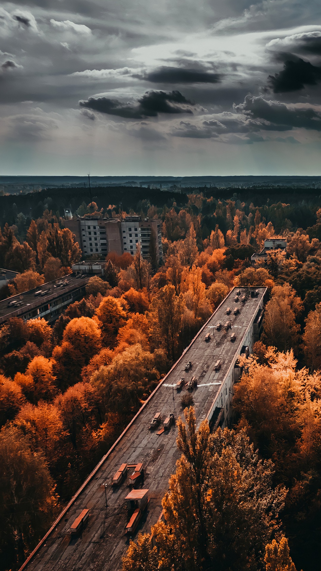 Обои Чернобыльская катастрофа, Чернобыльская АЭС, река припять, атомная электростанция, взрыв в разрешении 1080x1920