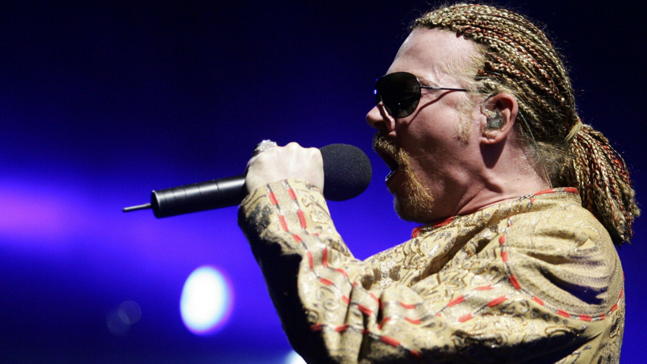 Обои Guns N Roses, тяжелый рок, ведущий вокал, ac dc, Представление в разрешении 1280x720