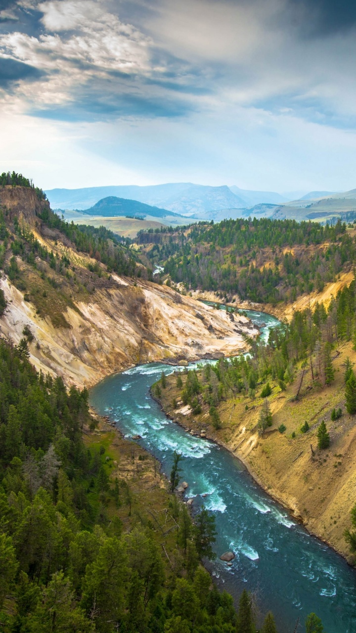 Обои Йеллоустонский Национальный парк, Большой Каньон Йеллоустоун, национальный парк Гранд каньон, национальный парк, йосемитский национальный парк в разрешении 720x1280