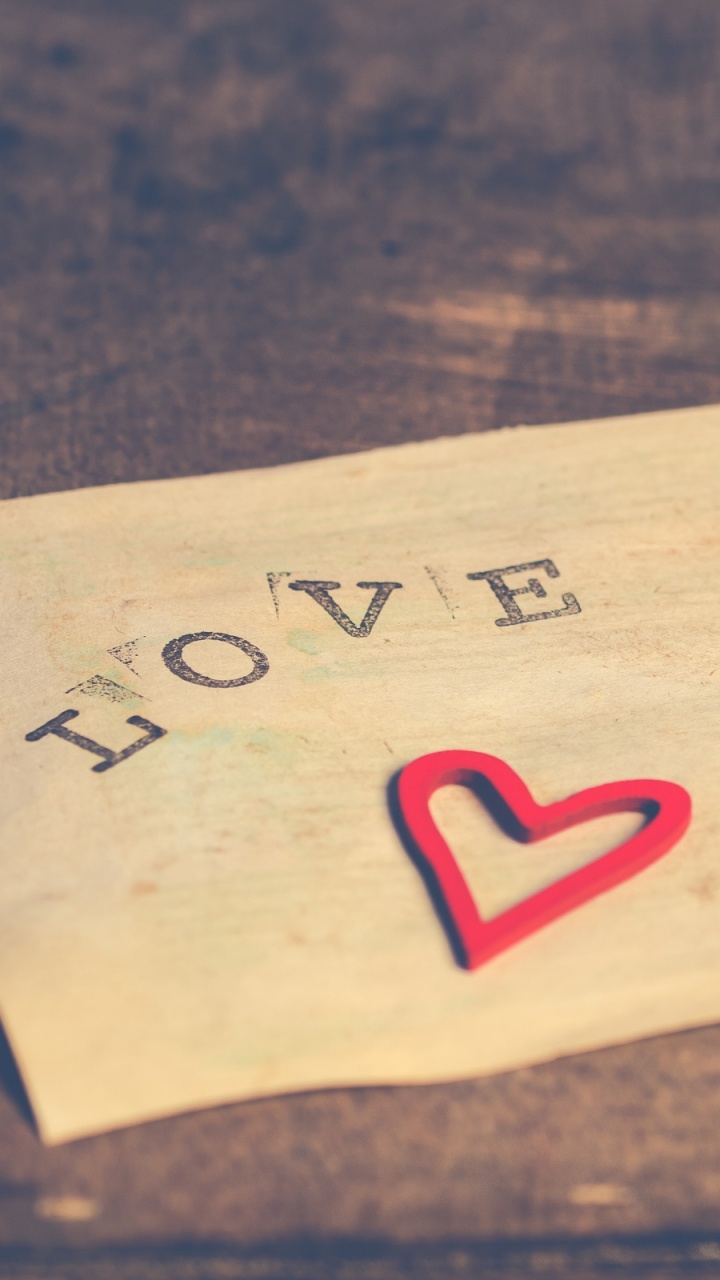 Обои древесина, любовь, бумага, чувство, материал в разрешении 720x1280