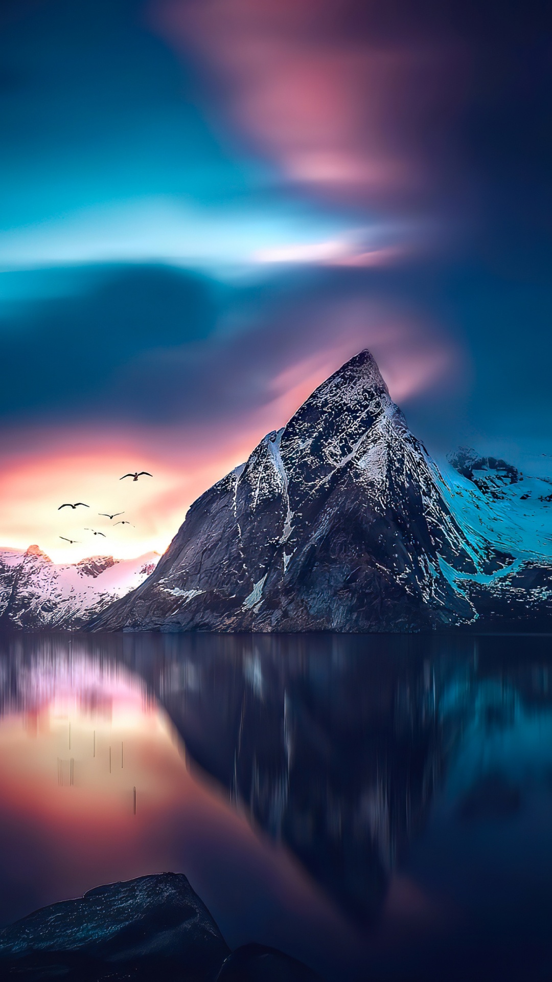 Обои вода, облако, атмосфера, гидроресурсы, мир в разрешении 1080x1920