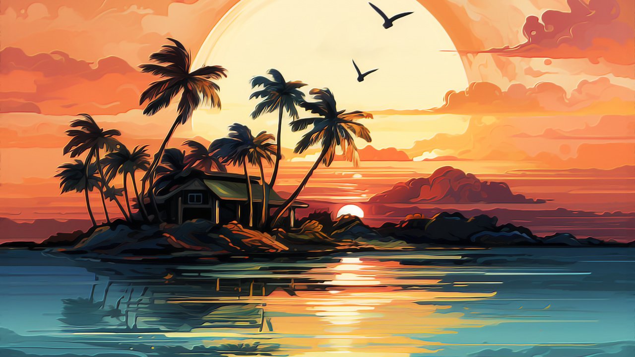 Обои планшет, задник, облако, вода, атмосфера в разрешении 1280x720