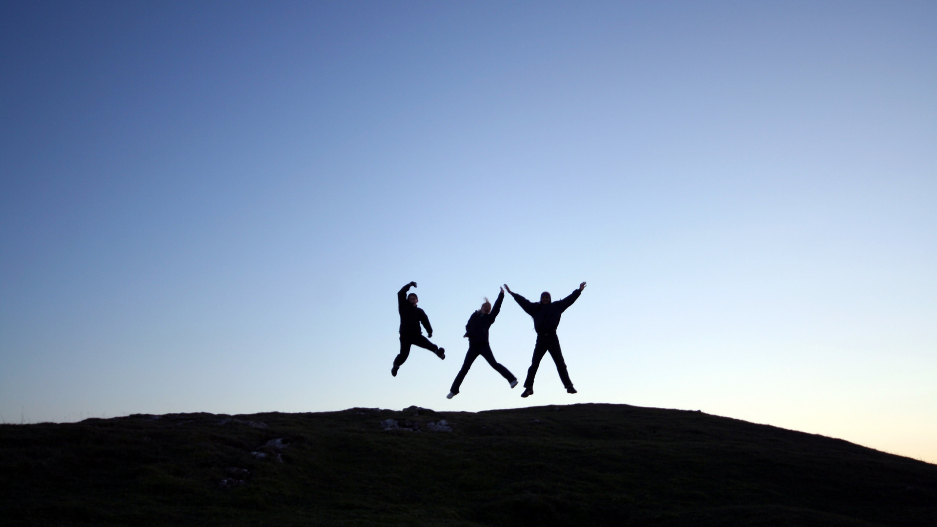 Обои забава, горизонт, песок, экорегион, скачок в разрешении 1920x1080