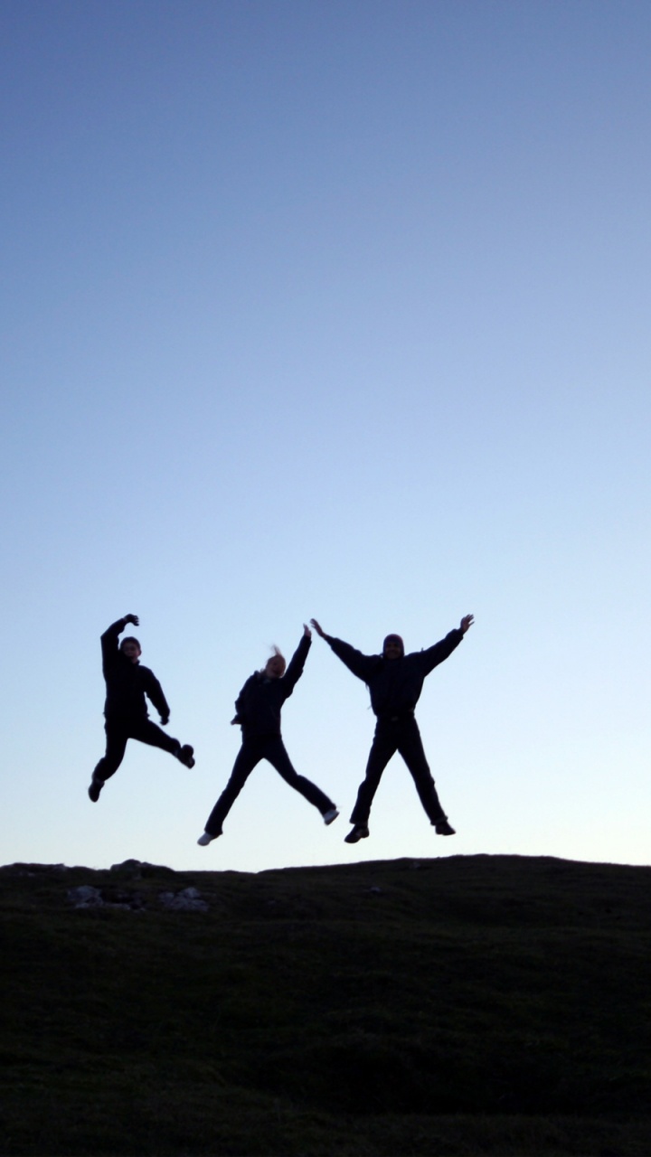 Обои забава, горизонт, песок, экорегион, скачок в разрешении 720x1280