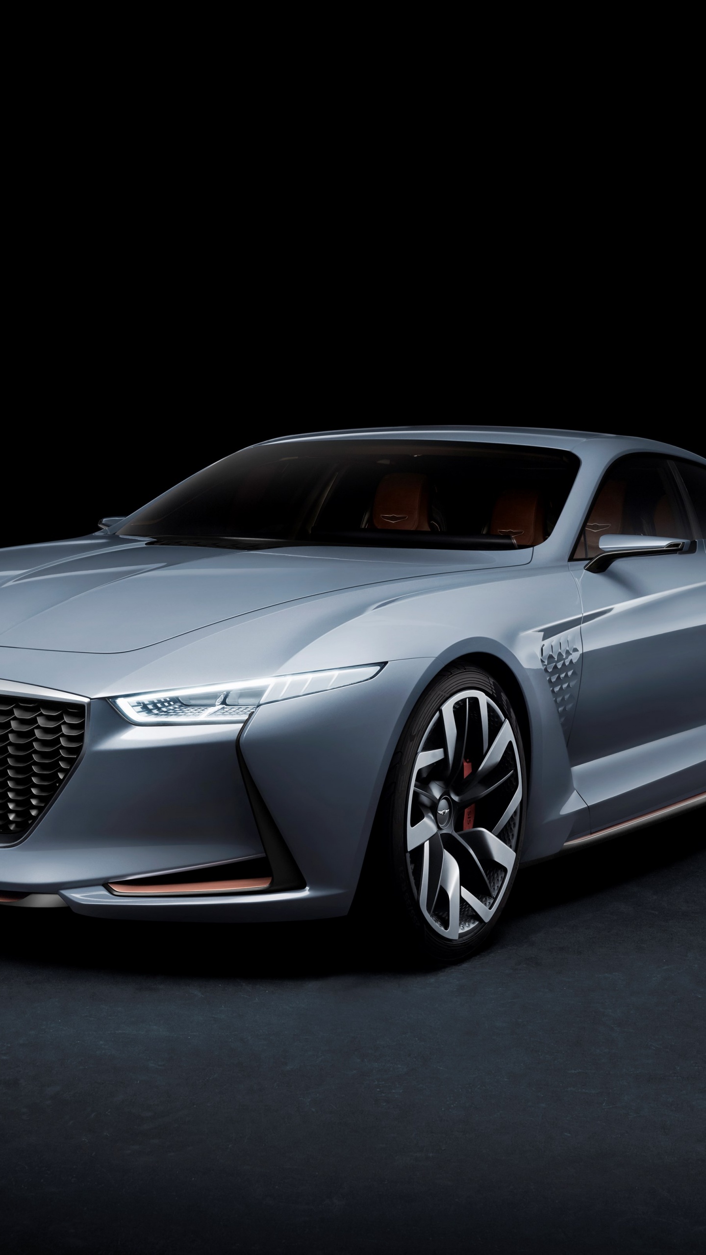 Обои генезис, нью-йоркский международный автосалон, Хендэ Мотор Компании, авто, НьюЙорк в разрешении 1440x2560