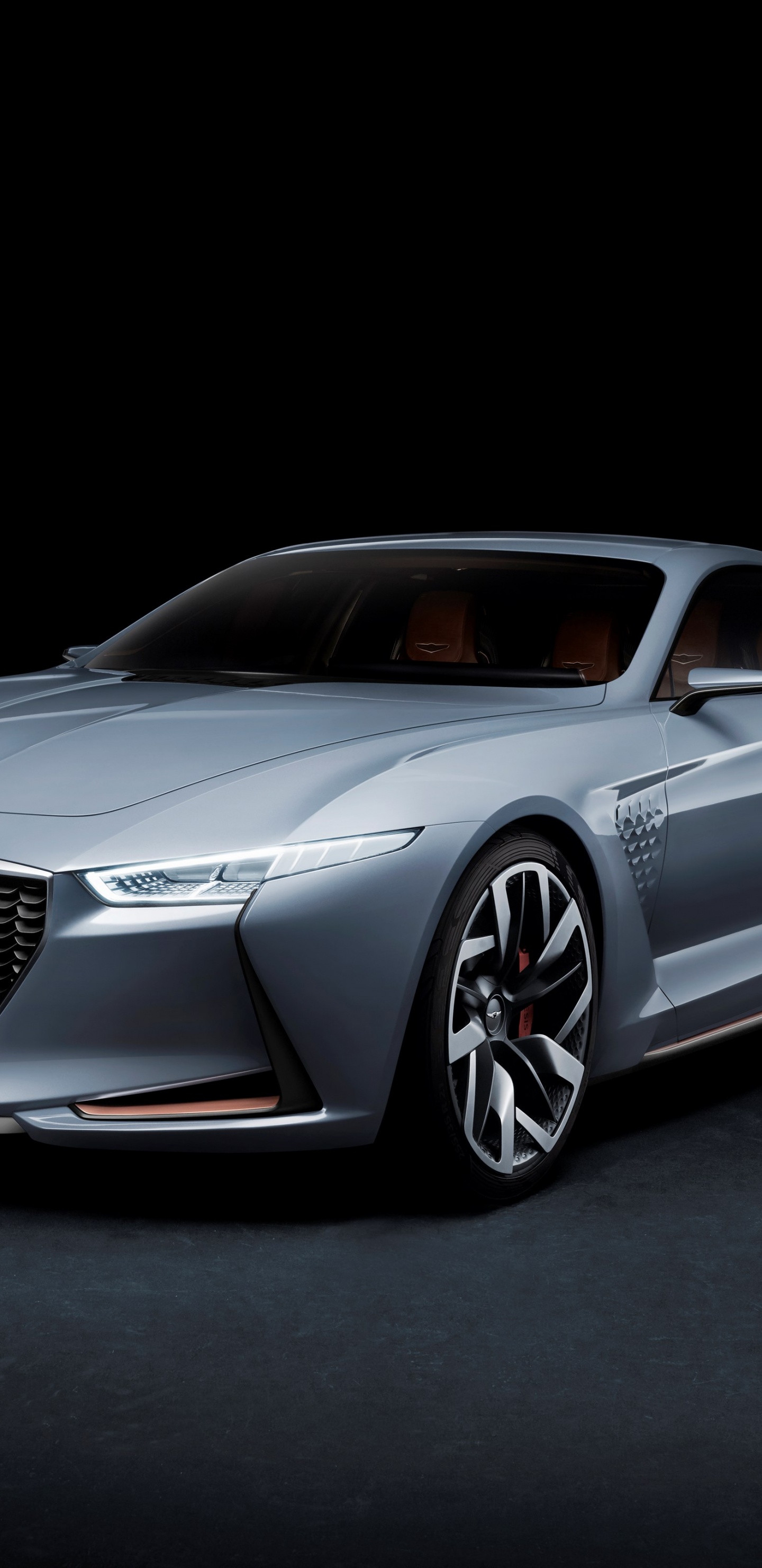 Обои генезис, нью-йоркский международный автосалон, Хендэ Мотор Компании, авто, НьюЙорк в разрешении 1440x2960