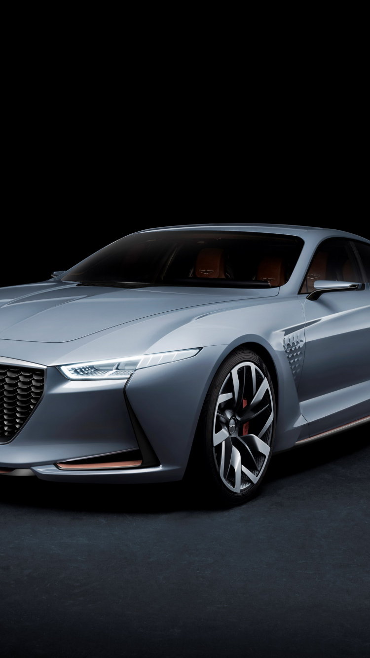 Обои генезис, нью-йоркский международный автосалон, Хендэ Мотор Компании, авто, НьюЙорк в разрешении 750x1334