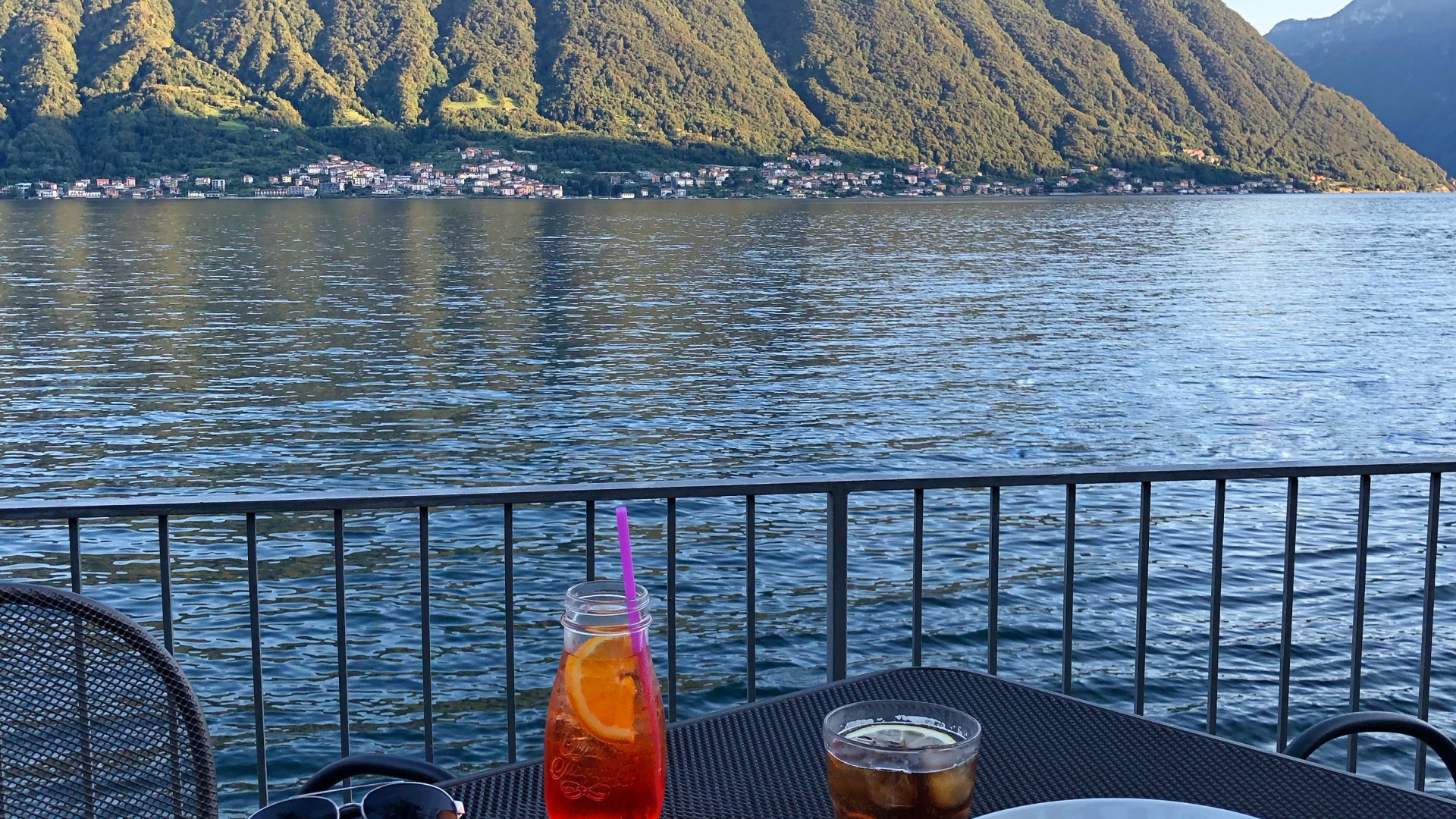 Обои море, завтрак, Кулинария, пища, горный рельеф в разрешении 1920x1080