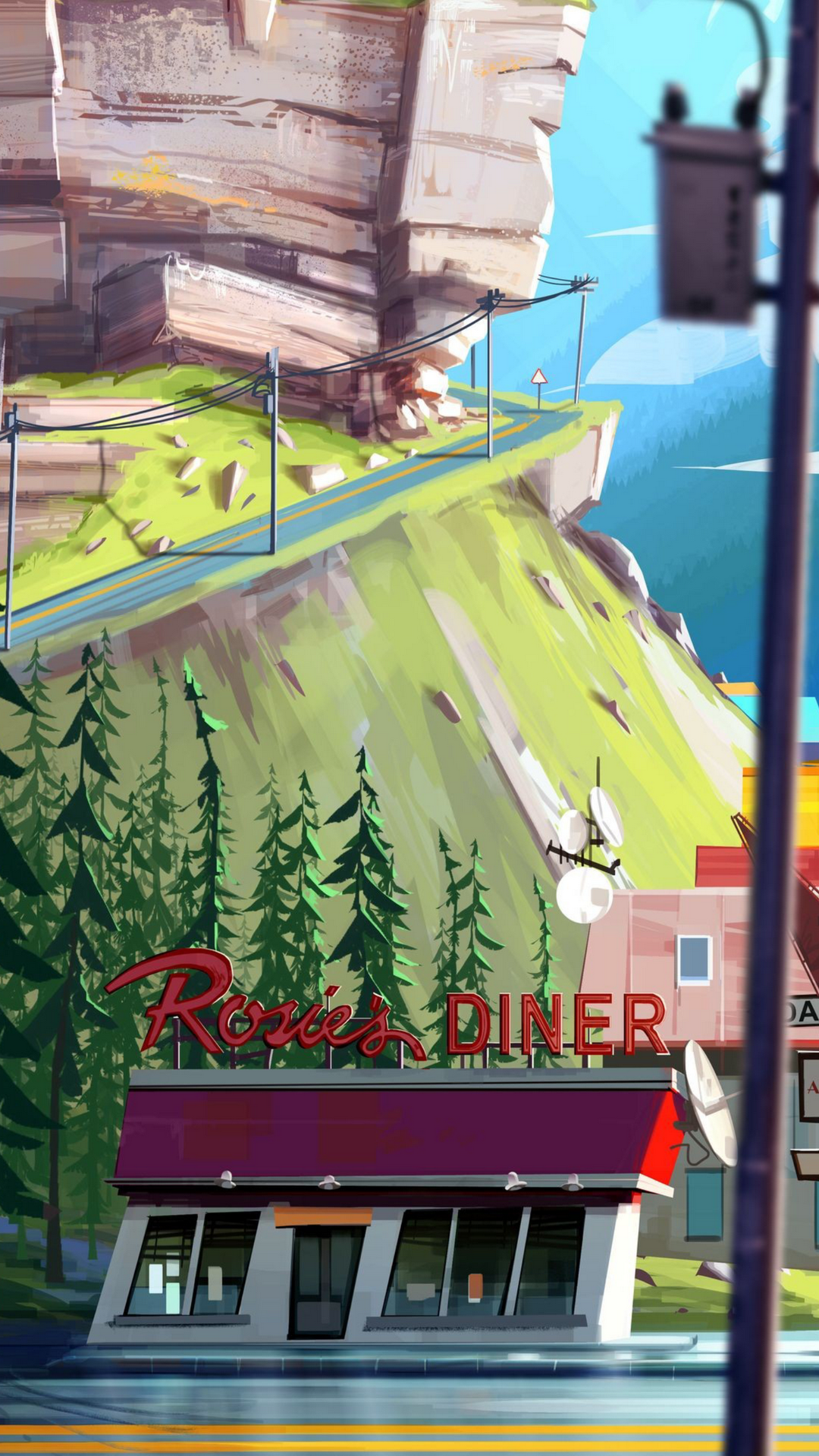 Обои ориентир, лемминг, мир руин око за око, гриззи, иллюстрация в разрешении 1080x1920