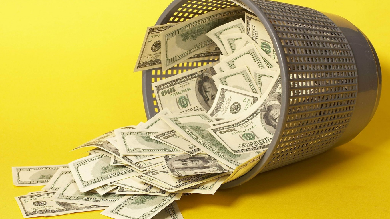 Обои деньги, доллар, Валюта, наличные деньги, экономия в разрешении 1366x768