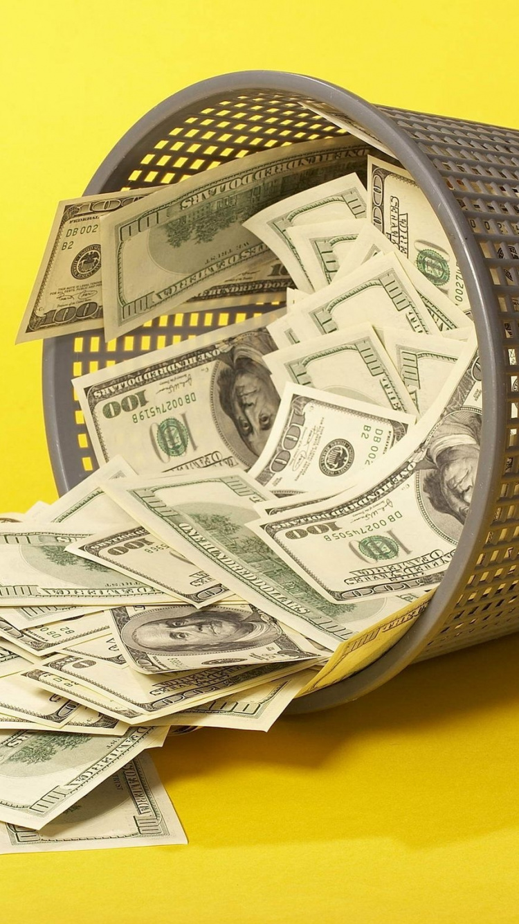 Обои деньги, доллар, Валюта, наличные деньги, экономия в разрешении 750x1334