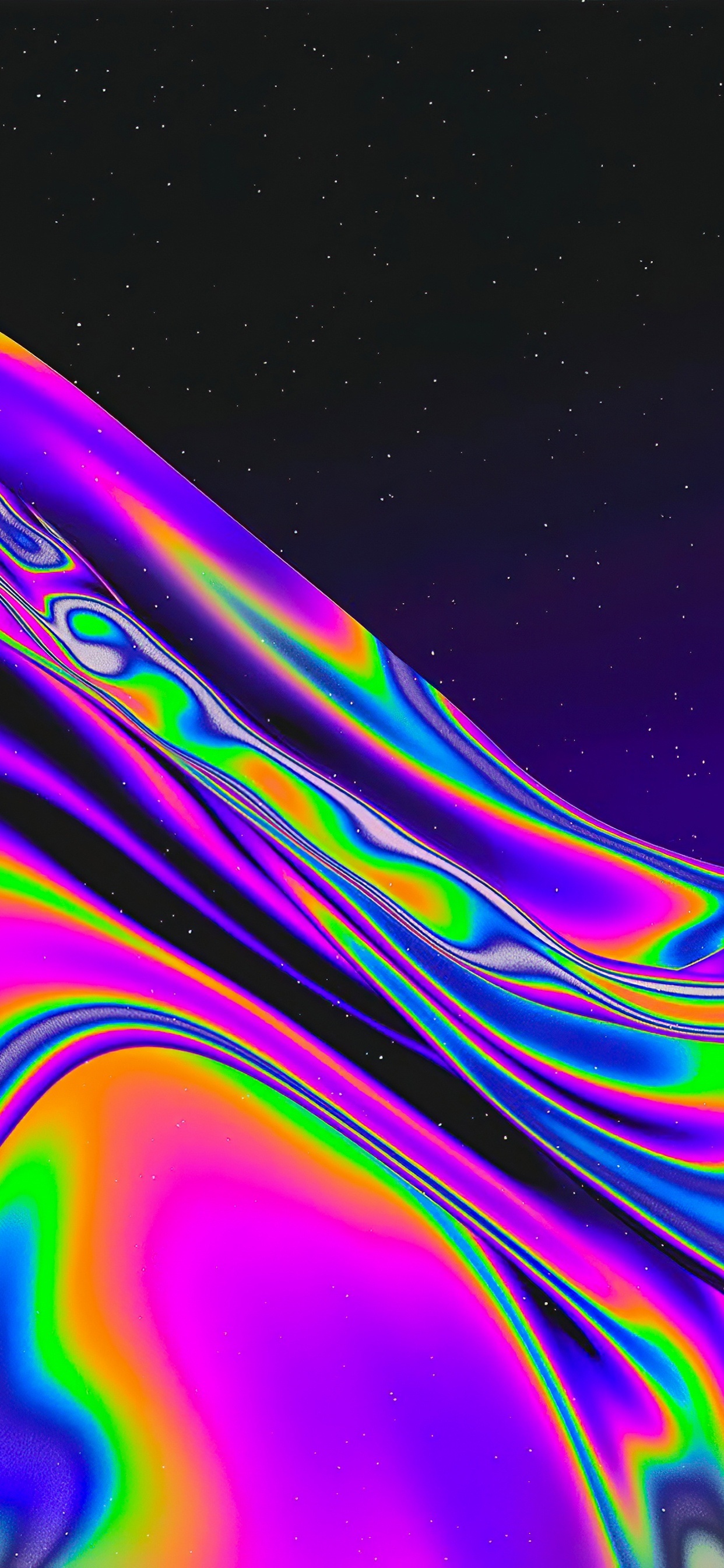 Обои свет, графический дизайн, красочность, пурпур, жидкий в разрешении 1242x2688