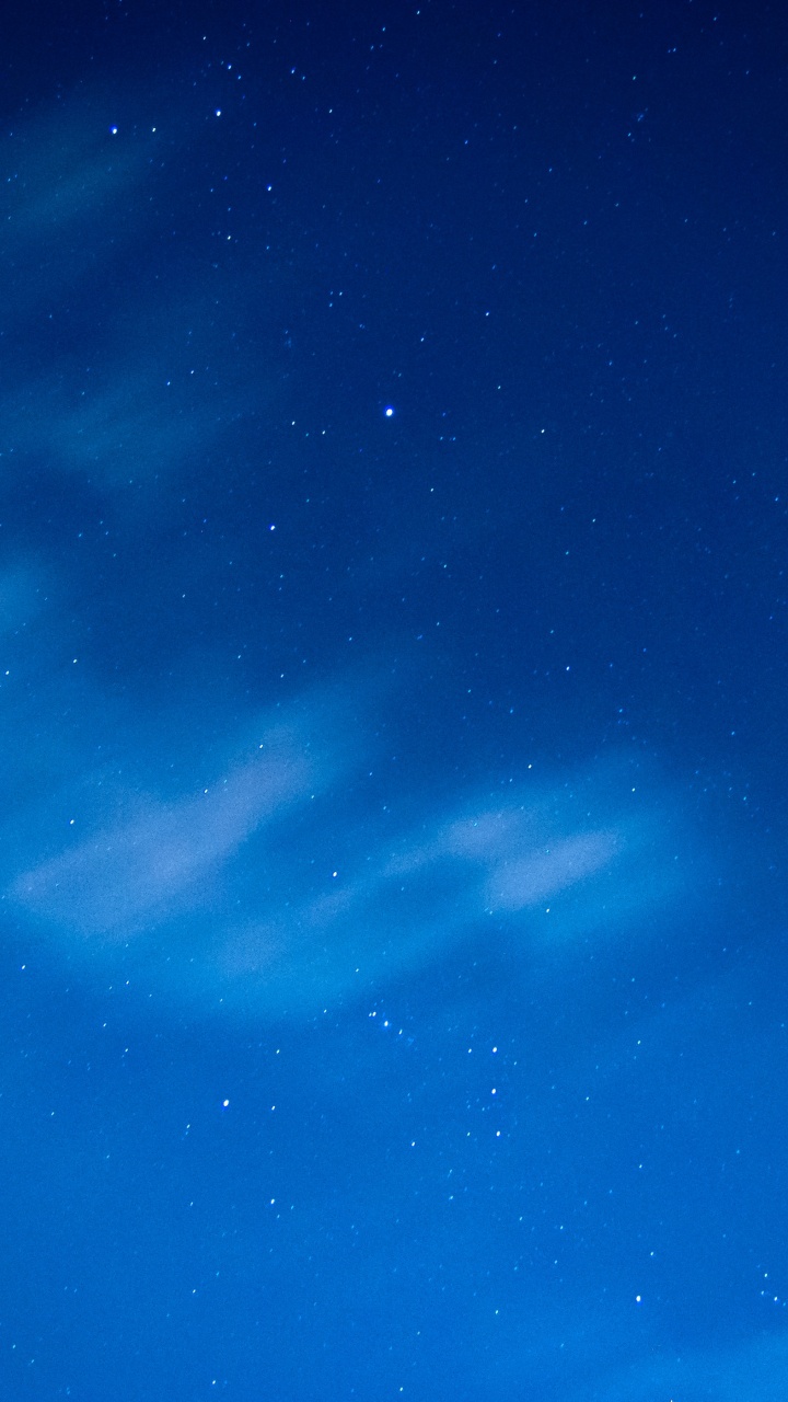 Обои синий, атмосфера, ночь, облако, электрик в разрешении 720x1280