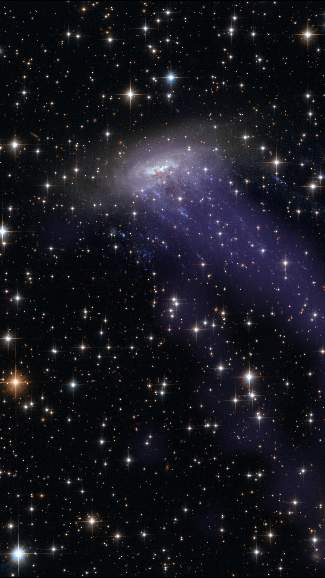 Обои космический телескоп Хаббл, Галактика, спиральная Галактика, группа галактик, космическое пространство в разрешении 1080x1920