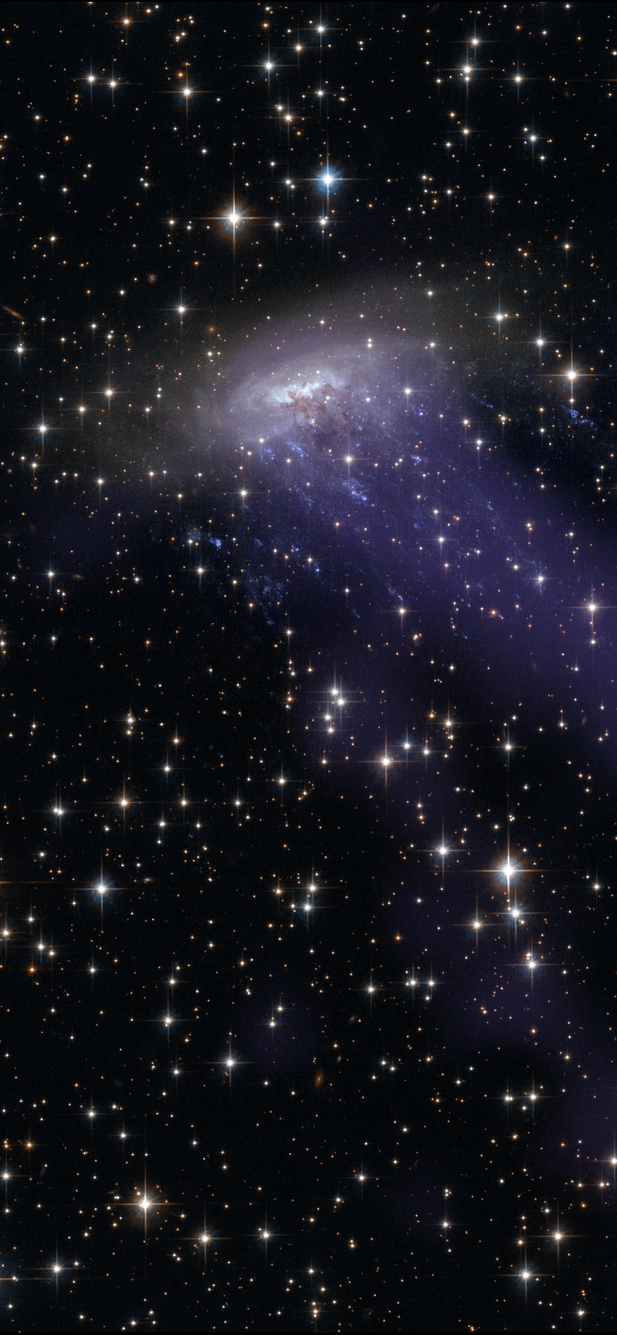 Обои космический телескоп Хаббл, Галактика, спиральная Галактика, группа галактик, космическое пространство в разрешении 1242x2688