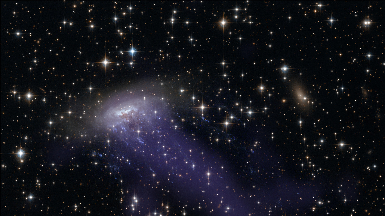Обои космический телескоп Хаббл, Галактика, спиральная Галактика, группа галактик, космическое пространство в разрешении 1280x720