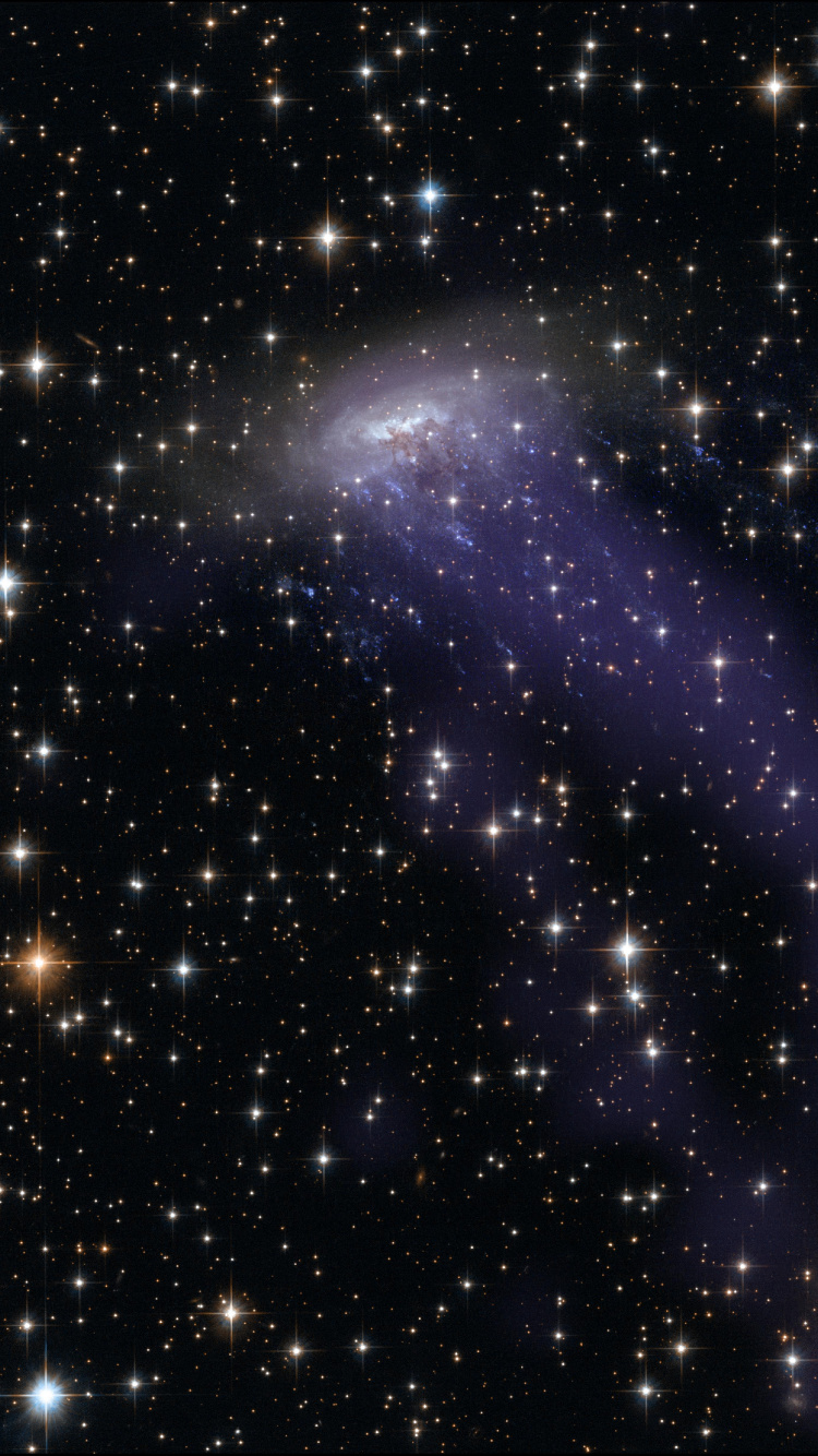 Обои космический телескоп Хаббл, Галактика, спиральная Галактика, группа галактик, космическое пространство в разрешении 750x1334