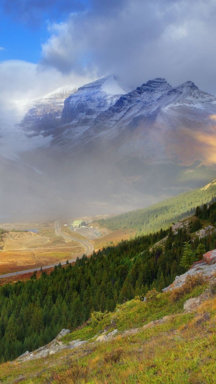 Обои природа, горный рельеф, нагорье, гора, дикая местность в разрешении 720x1280