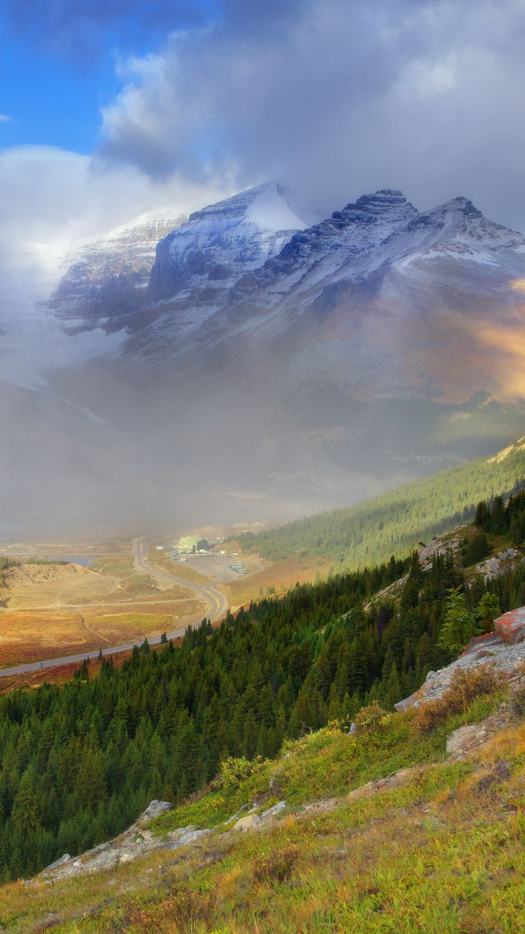 Обои природа, горный рельеф, нагорье, гора, дикая местность в разрешении 750x1334