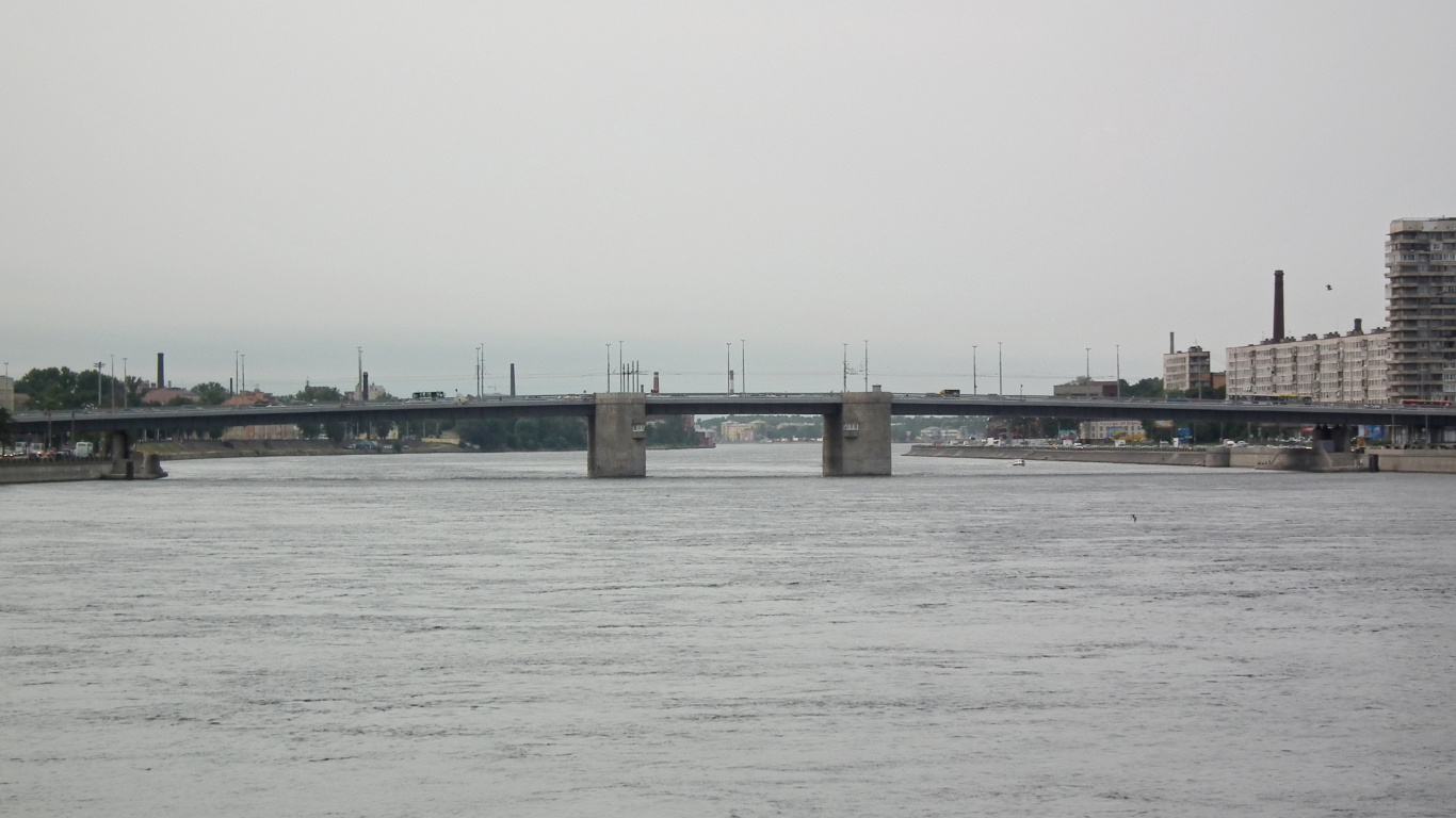 Обои мост, реки, вода, город, море в разрешении 1366x768