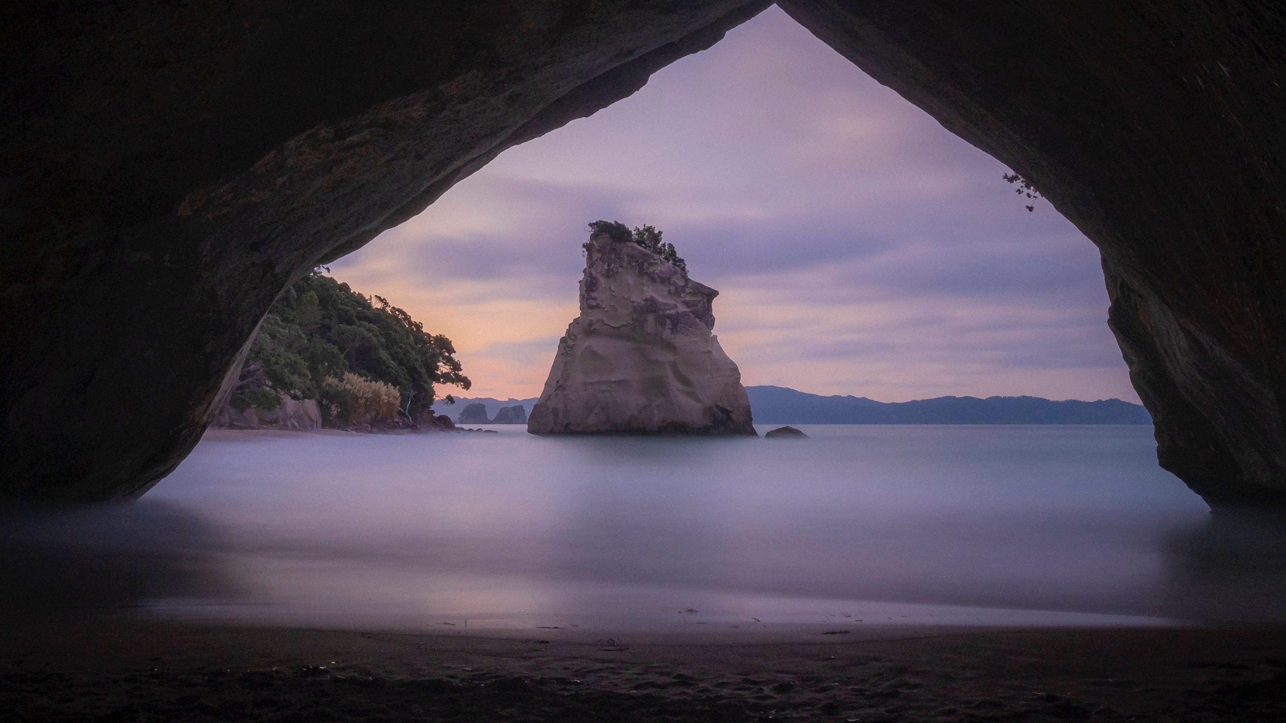 Обои формирование, рок, природа, море, естественная арка в разрешении 2560x1440