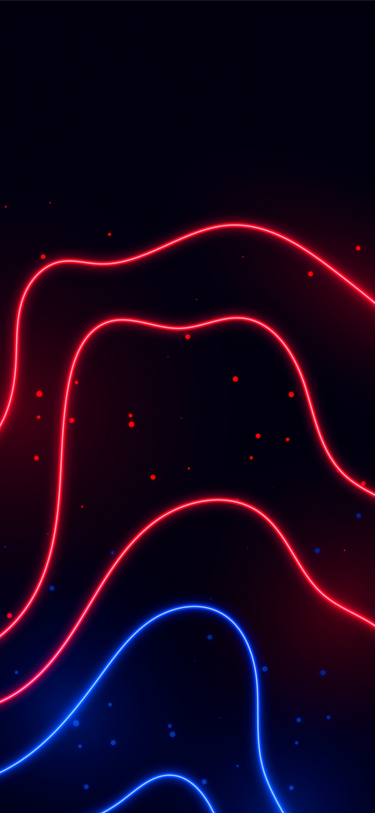 Обои Выдержка, абстрактное искусство, абстракция, красный цвет, арт в разрешении 1242x2688