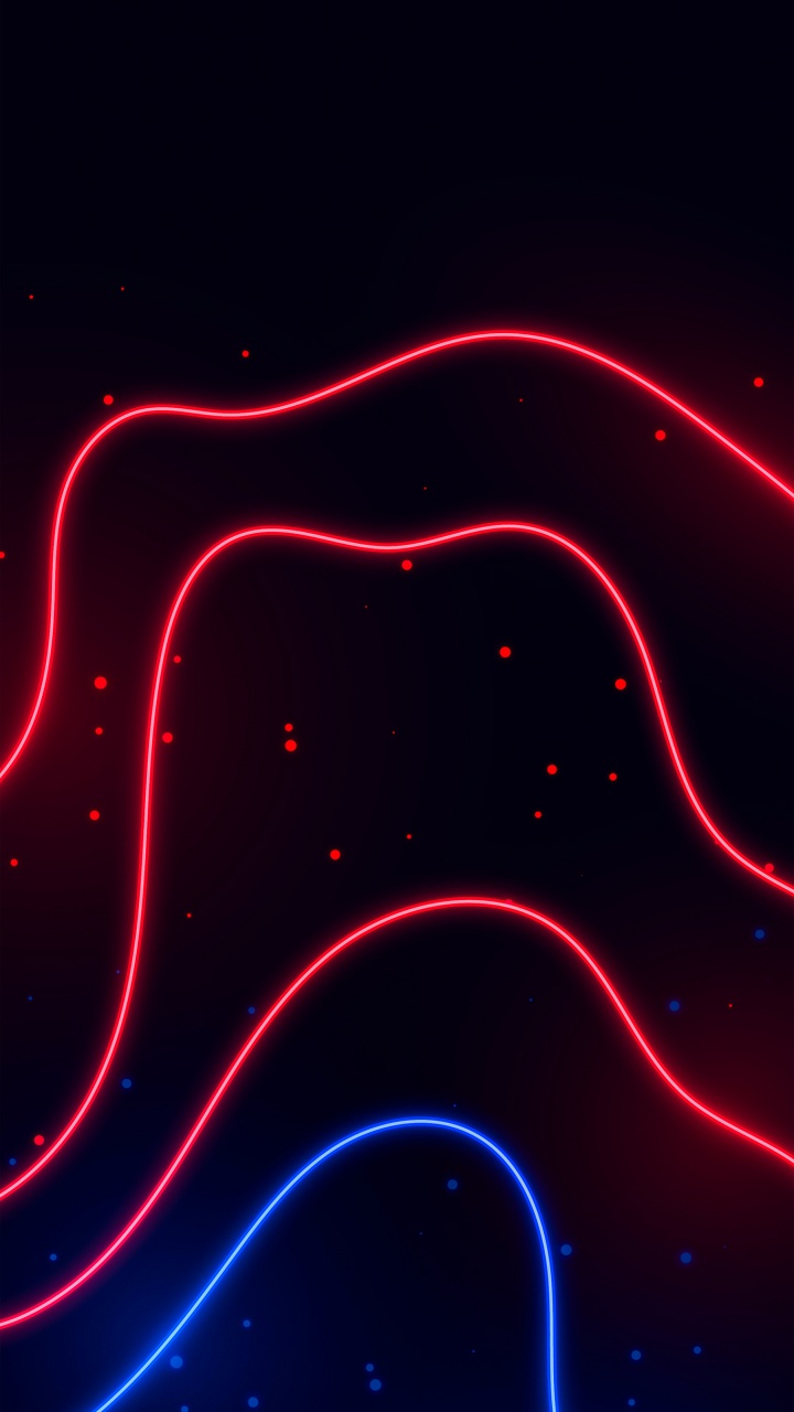 Обои Выдержка, абстрактное искусство, абстракция, красный цвет, арт в разрешении 720x1280