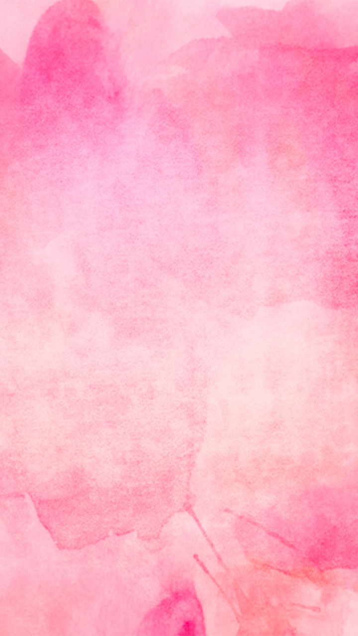 Обои акварельная живопись, розовый, красный цвет, пурпурный цвет, лепесток в разрешении 720x1280