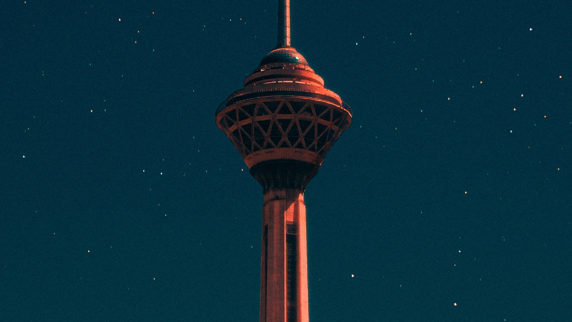 Обои смартфон, атмосфера, здание, вышка, небоскреб в разрешении 1920x1080