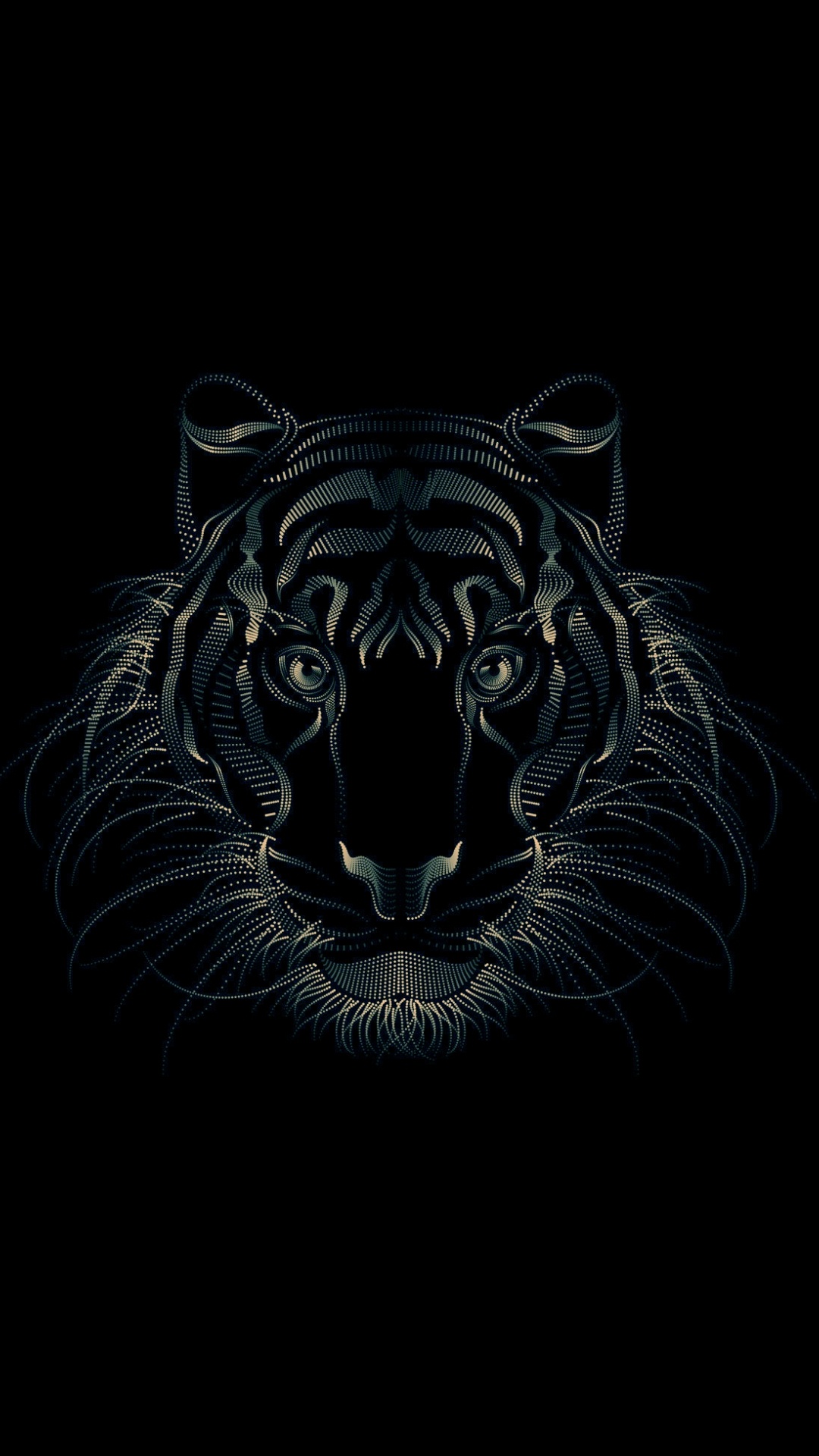 Обои темнота, постер, арт, птица плакат печать, графика в разрешении 1080x1920