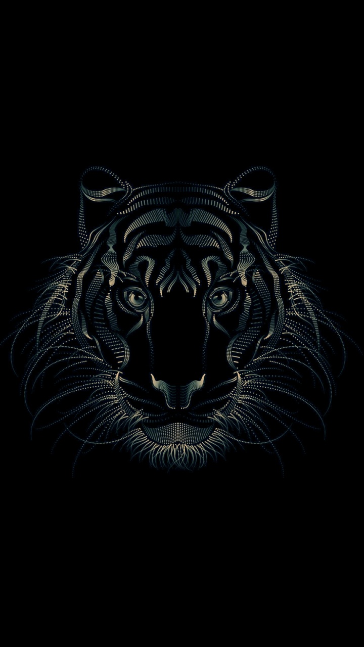 Обои темнота, постер, арт, птица плакат печать, графика в разрешении 720x1280