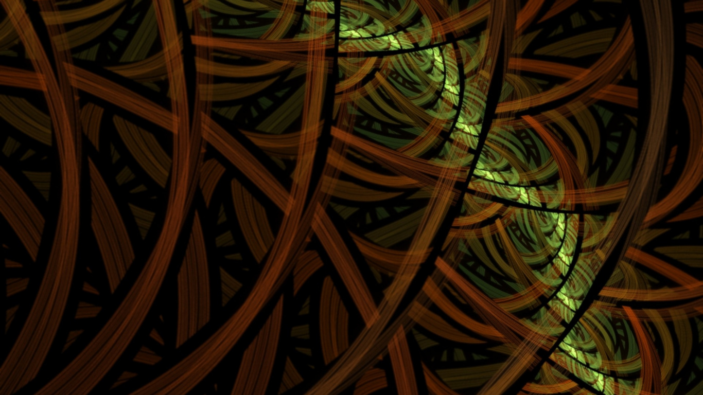 Обои узор, дизайн, фрактальное искусство, симметрия, конструкция в разрешении 1366x768