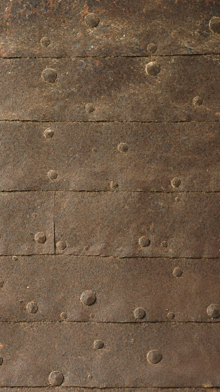 Обои стена, ржавчина, железо, металл, текстура в разрешении 750x1334