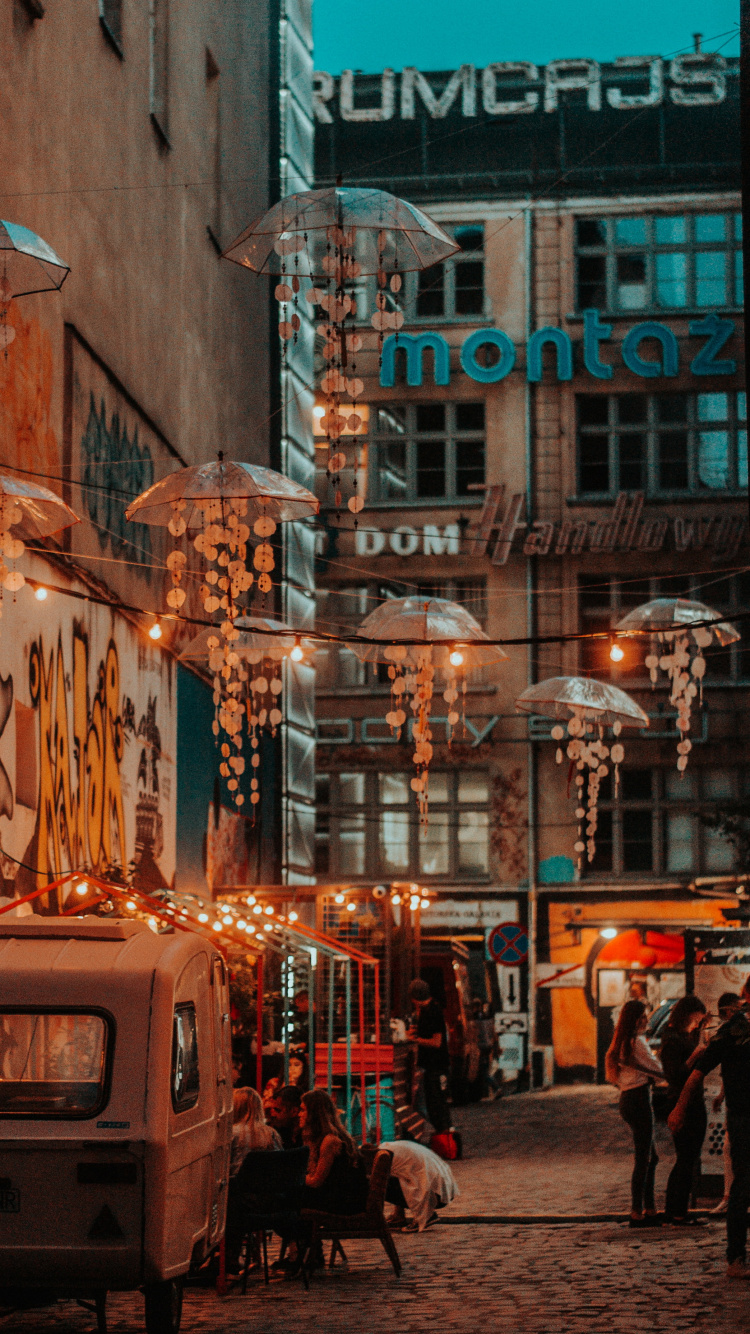 Обои городской район, Вроцлав, Варшава, путешествие, одиночное путешествие в разрешении 750x1334