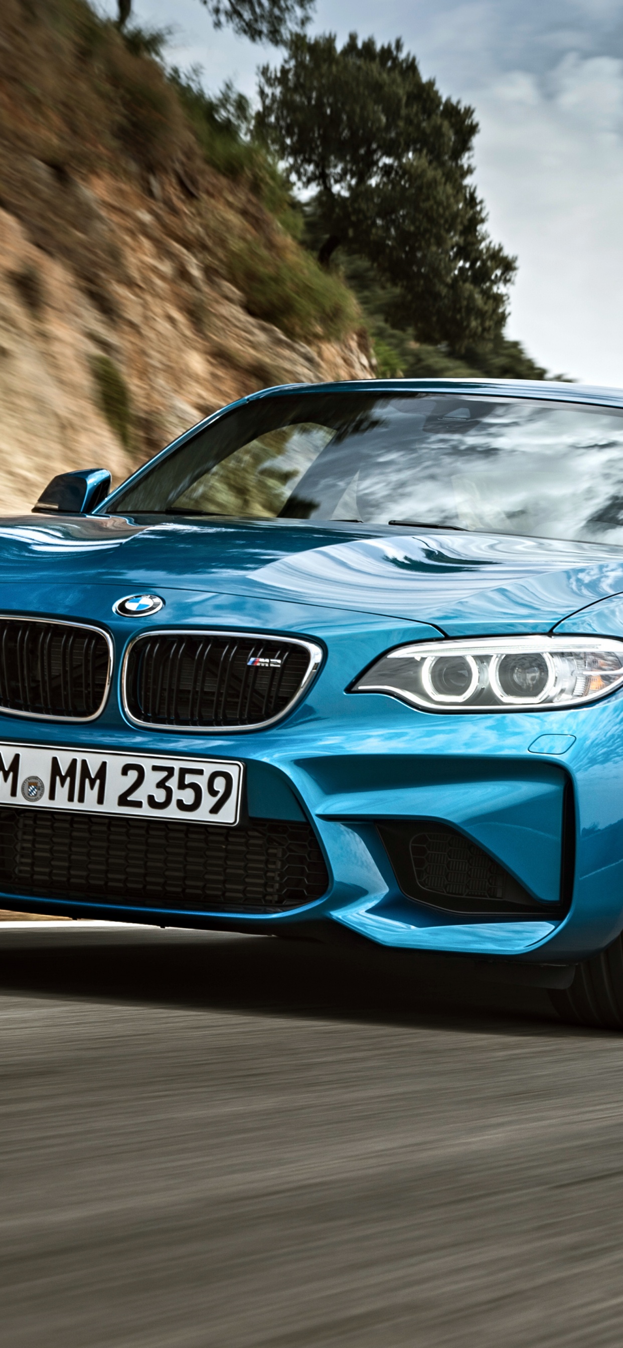 Обои БМВ м2, bmw, BMW 2 Series, спорткар, авто в разрешении 1242x2688