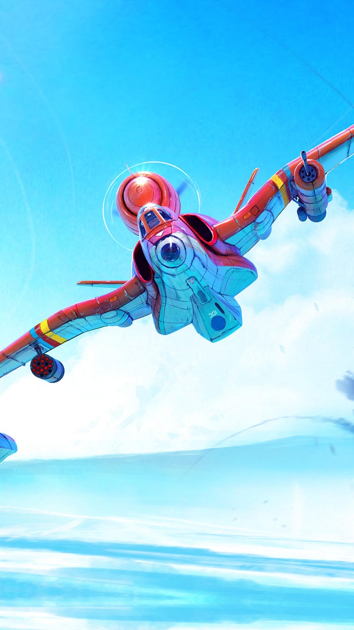 Обои концепт арт, иллюстрация, арт, цифровое искусство, экстремальный вид спорта в разрешении 720x1280