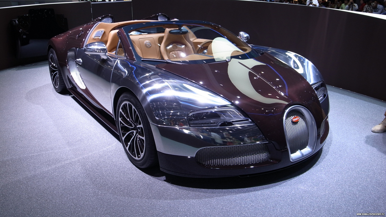 Обои Бугатти вейрон, bugatti, спорткар, суперкар, машины в разрешении 1280x720
